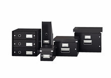 Load image into Gallery viewer, Discover the best leitz click store storage box 4 drawer collapsible stackable patented design bin cabinet desk organizer black 60490095