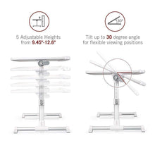 Load image into Gallery viewer, Shop here laptop lap desk foldable laptop table stand height adjustable laptop desk for bed and sofa portable lap desk bed tray table office standing desk riser computer desk drafting table