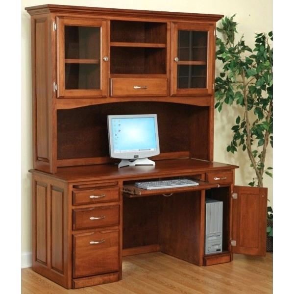 desk with hutch and drawers computer desk hutch with doors co co real wood computer corner desk drawers hutch.
