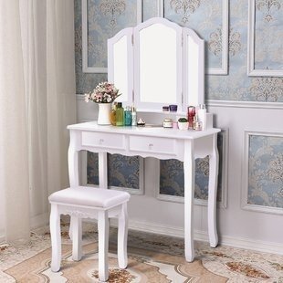 Affordable Corner Makeup Vanity