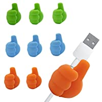 9-Pieces Desk Cable Management Clips Cord Organizer only $4.00