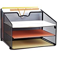 ProAid Mesh Office Accessories Organizer with 3 Paper Tray only $12.49