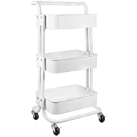 Elabo 3-Tier Metal Rolling Utility Cart only $27.59