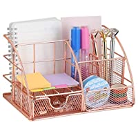 EZ-Tool File Tray and 4 Upright Sections Desk Organizer with Drawer only $9.97
