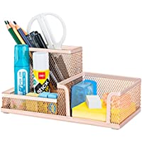 Mesh Desk Organizer Caddy with Pencil Holder and Storage Baskets only $5.99