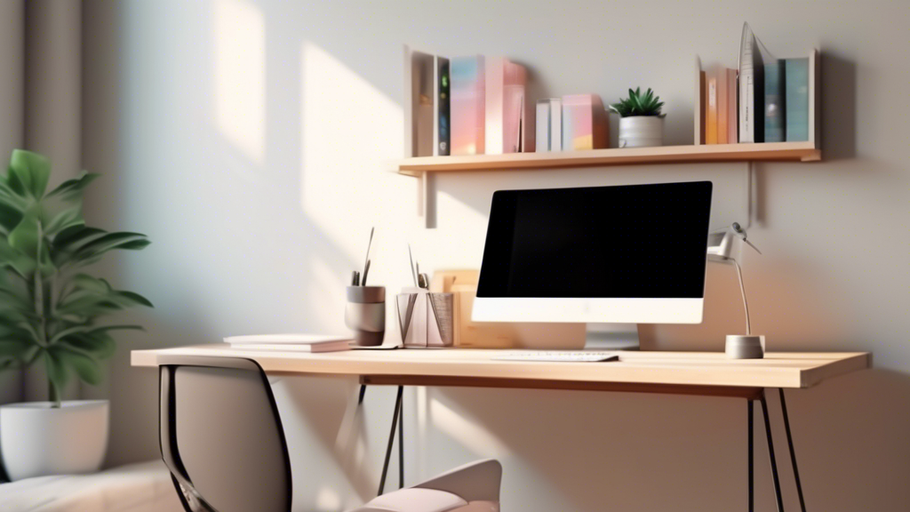 Computer Desks with Overhead Storage