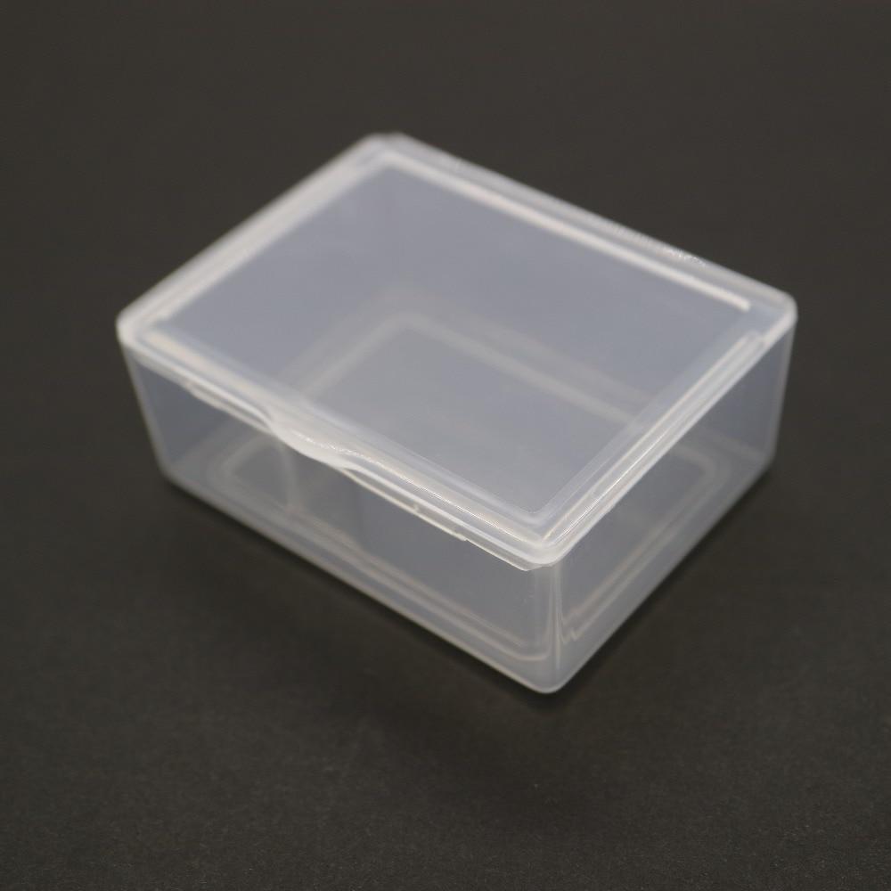 10pcs Small plastic box rectangular transparent 5.5*4.3*2.2cm PP Storage Collections Container Box Case Sundries plastic box