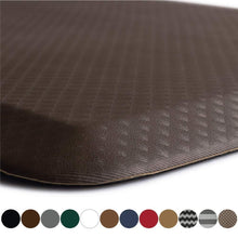 Load image into Gallery viewer, Storage kangaroo original standing mat kitchen rug anti fatigue comfort flooring phthalate free commercial grade pads waterproof ergonomic floor pad for office stand up desk 32x20 brown