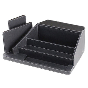 The best g u s all in one charging station valet and desktop organizer multiple finishes available for laptops tablets phone and wearable technology black leatherette