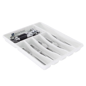 Budget silverware drawer organizer with six sections and nonslip tray flatware utensil cutlery kitchen divider by lavish home also for desk and office