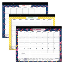 Load image into Gallery viewer, Shop here desk calendar 2019 large monthly pages 22x17 runs from now through december 2019 desk wall calendar can be used throughout 2019