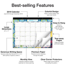 Load image into Gallery viewer, Top rated desk calendar 2019 large monthly pages 22x17 runs from now through december 2019 desk wall calendar can be used throughout 2019