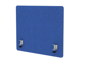 Organize with varoom acoustic partition sound absorbing desk divider kit 1 60 w x 24h back panel 2 30w x 24h side panels privacy desk mounted cubicle panels cobalt blue