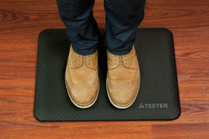 Shop here teeter 3 4 inch anti fatigue standing desk comfort mat back pain relief mat for work or in the kitchen durable compact 19 5 x 15 inches
