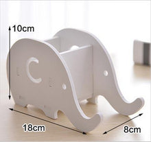 Load image into Gallery viewer, Creative 1pc pen holder Cute kawaii elephant Animal table holder mobile phone stand storage box Stationery office organizer gift