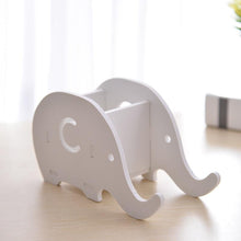 Load image into Gallery viewer, Creative 1pc pen holder Cute kawaii elephant Animal table holder mobile phone stand storage box Stationery office organizer gift